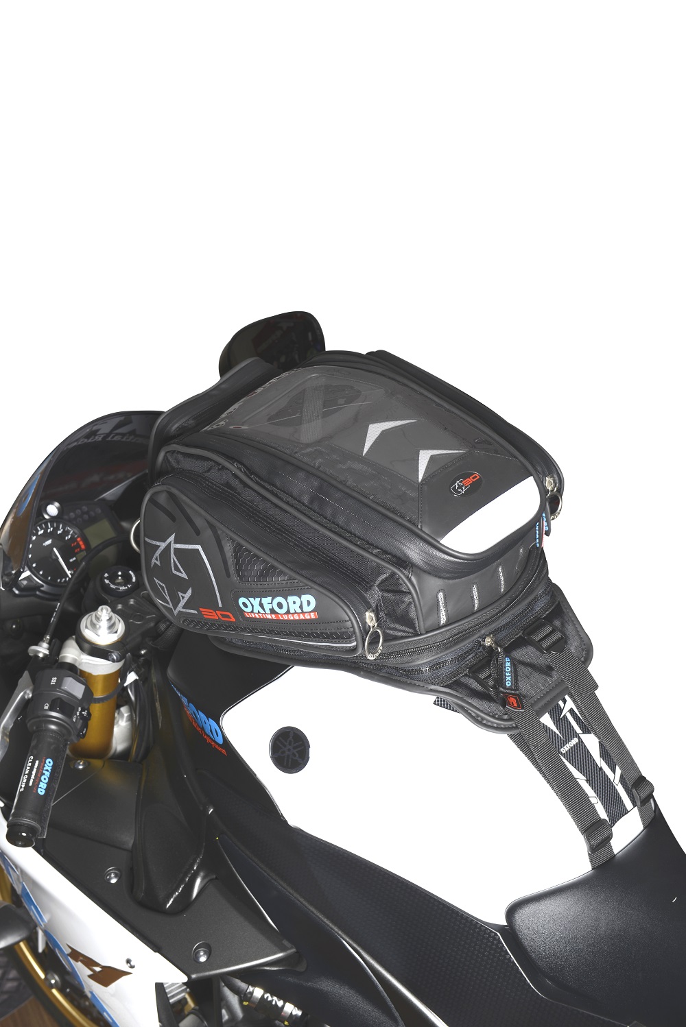 OL166 X30 strap on (front three quarter)